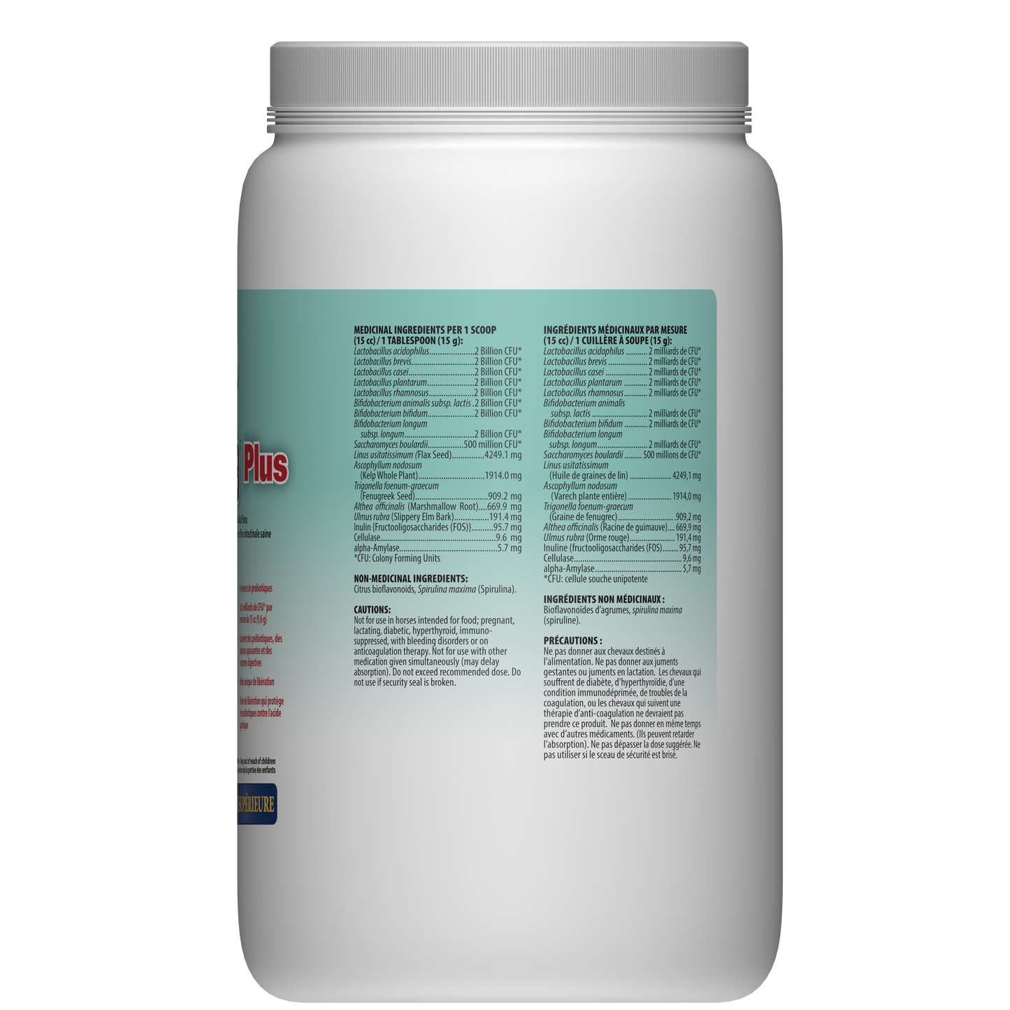 Biotic 8 Plus – Probiotiques, enzymes et soutien digestif naturel pour chevaux