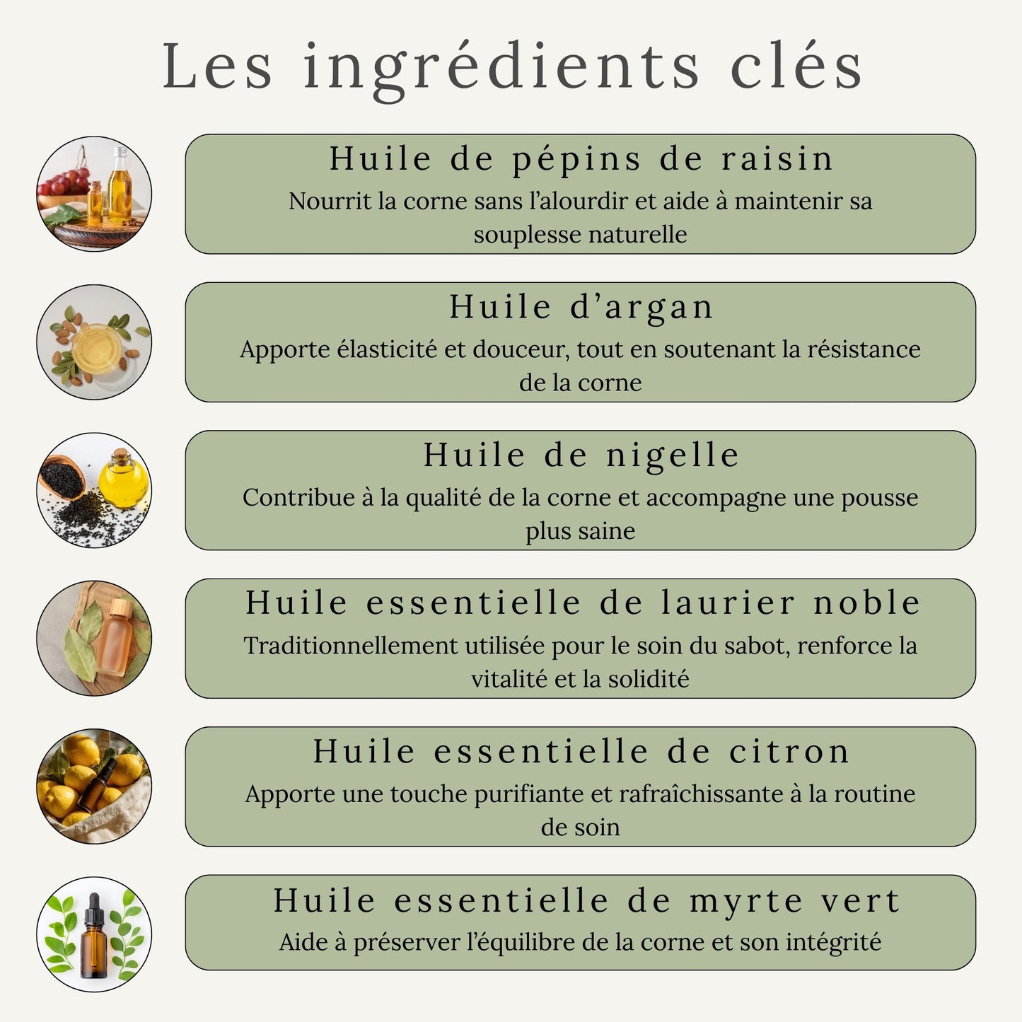 Huile sabots sensibles