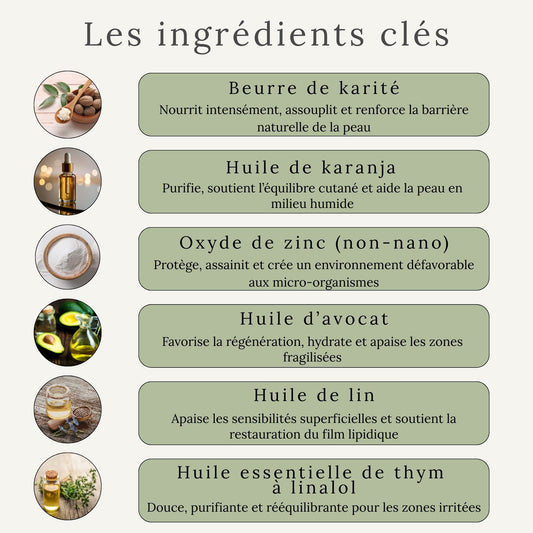 Baume paturons abîmés