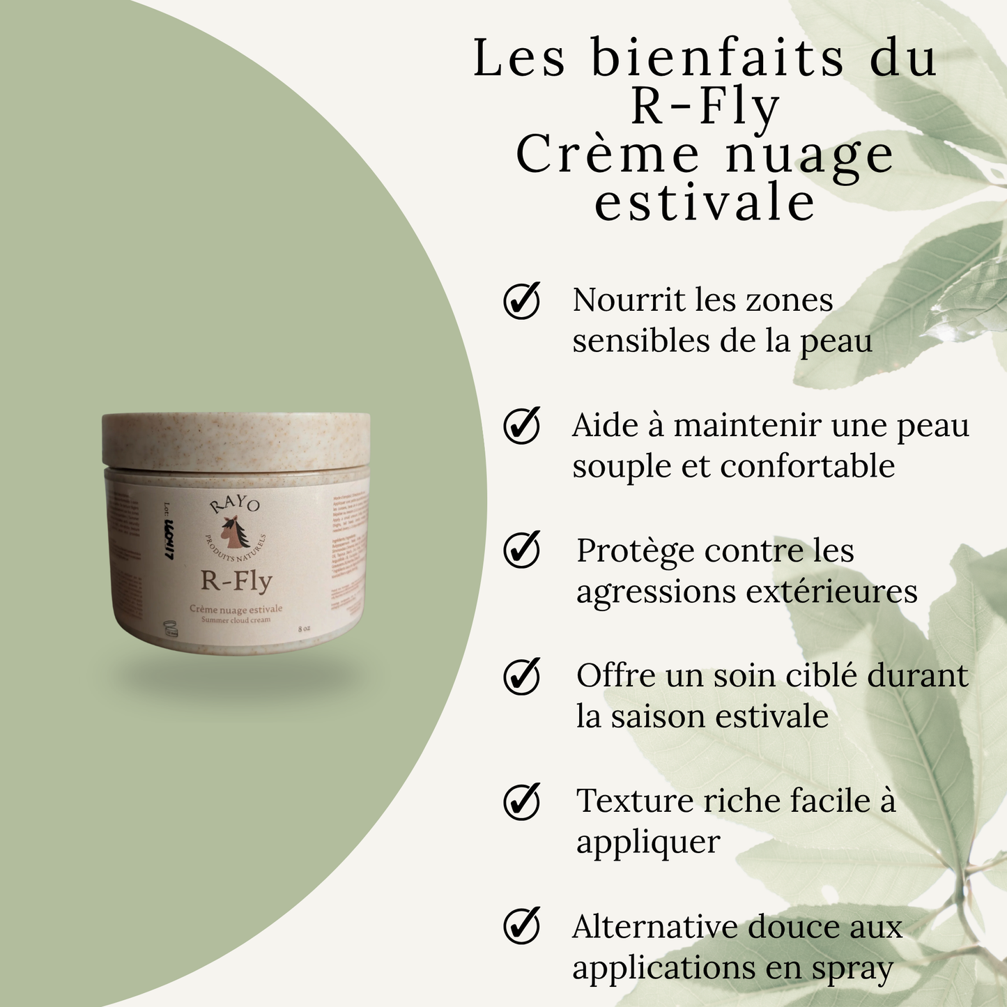 R-Fly – Crème nuage estivale