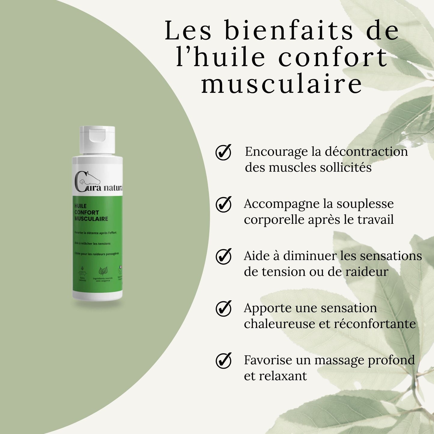 Huile confort musculaire