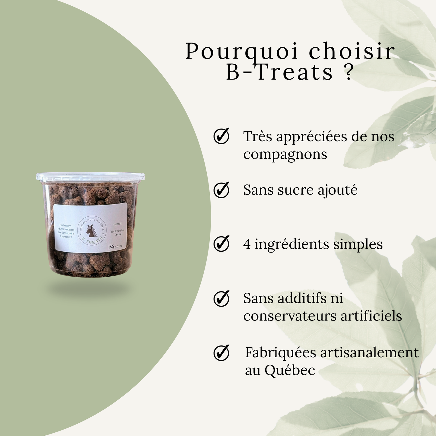 B-Treats - Friandises sans sucre