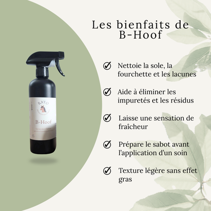 B-Hoof – Spray nettoyant pour sabots