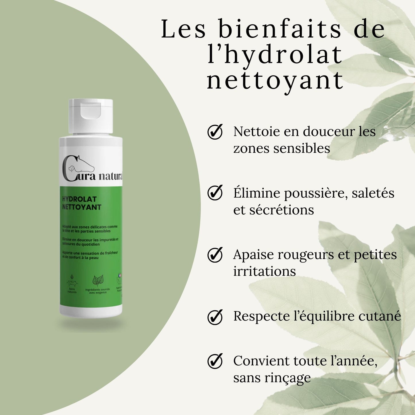 Hydrolat nettoyant