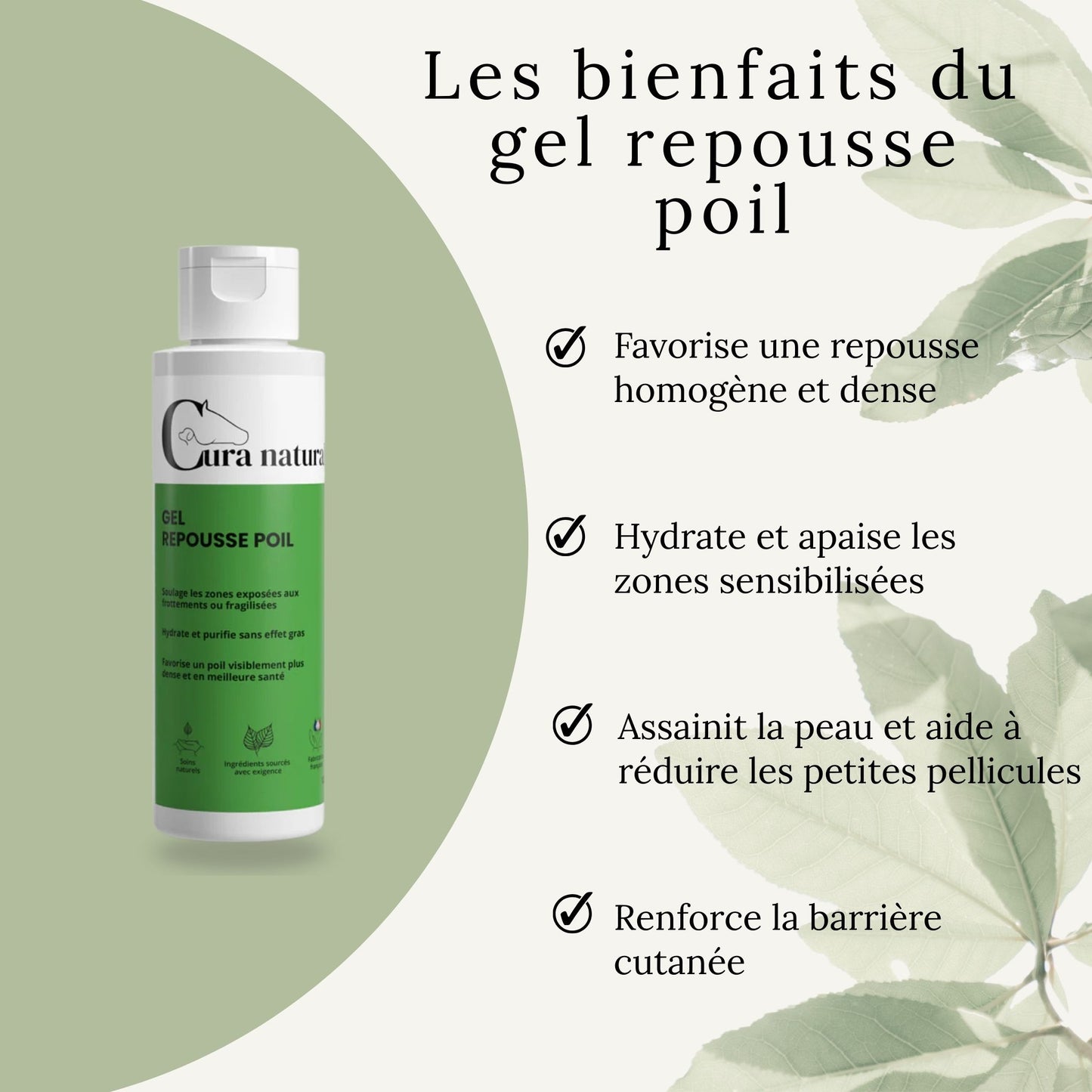 Gel repousse poil