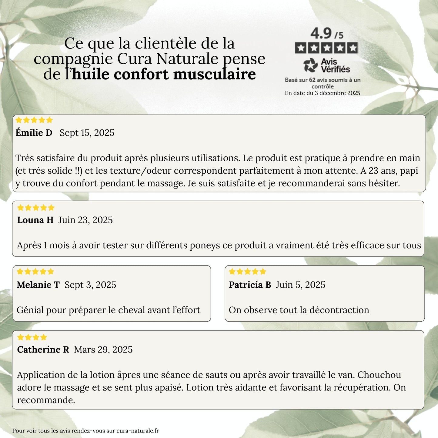 Huile confort musculaire