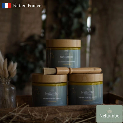 Baume naturel pour sabots secs du cheval – soin nourrissant