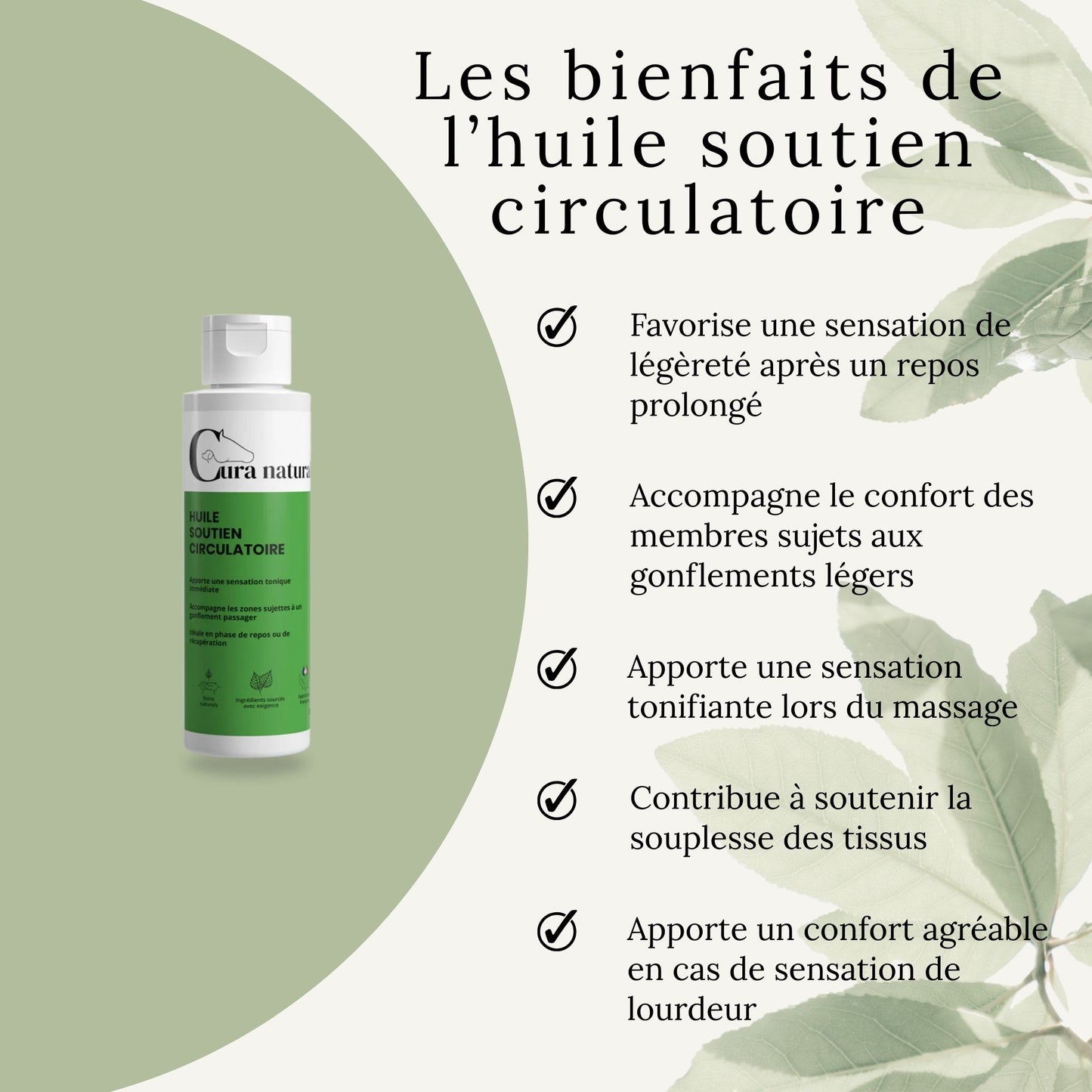 Huile soutien circulatoire