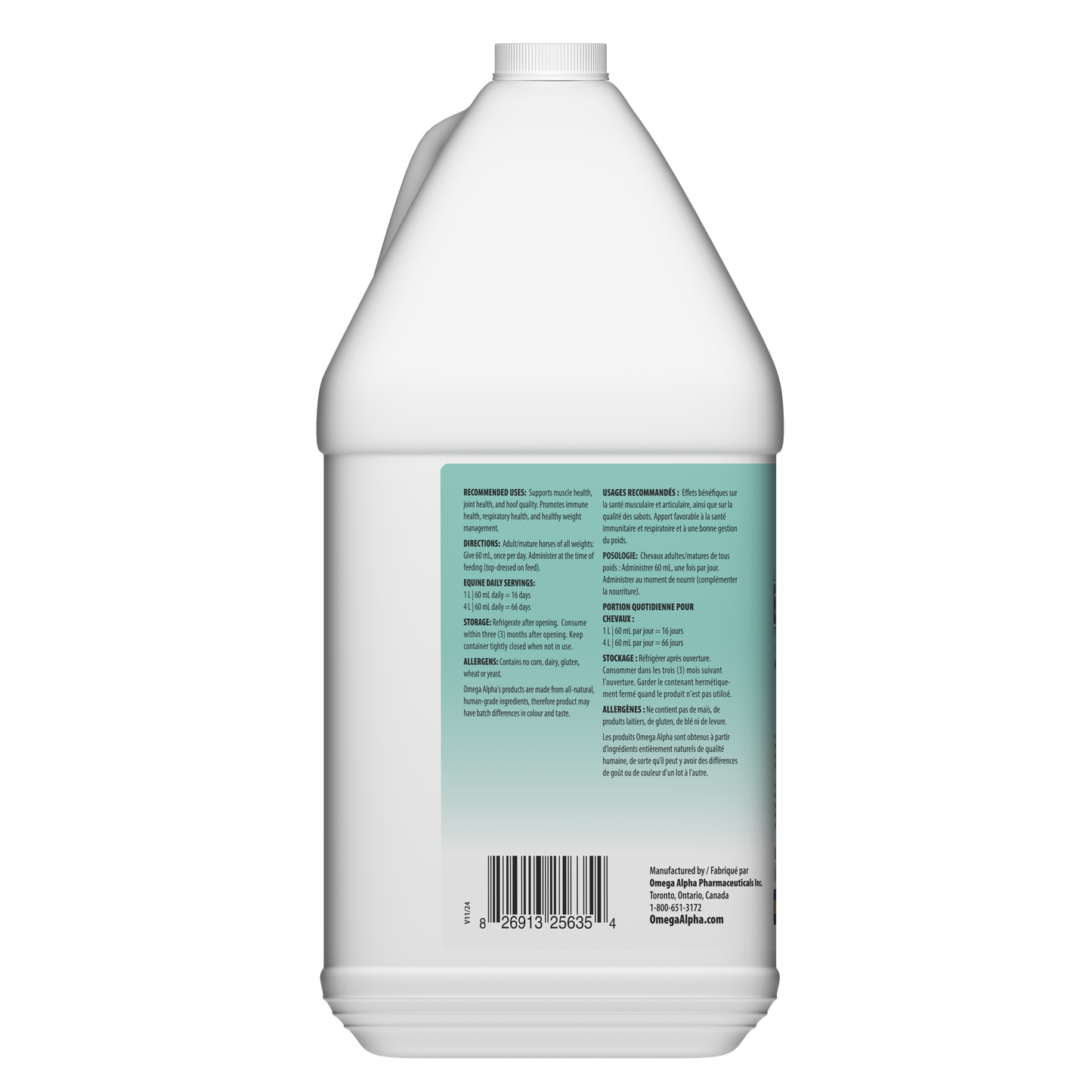 Equibody Glo Omega Alpha 4 litres