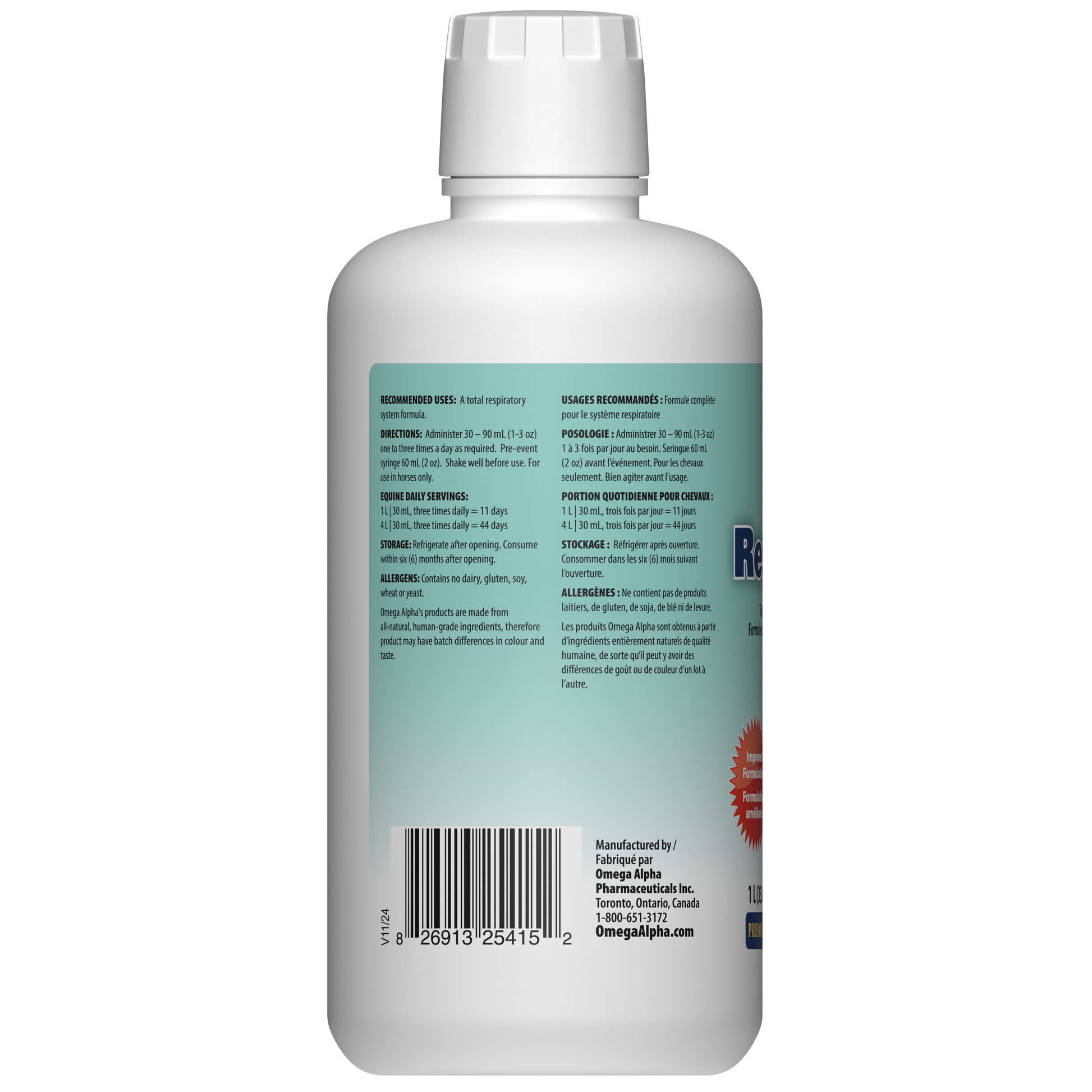 Complément naturel pour le soutien respiratoire du cheval – Respi-Free