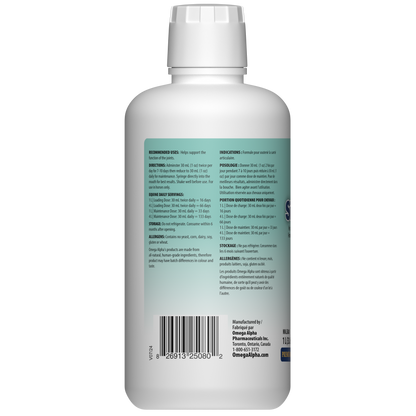 SINEW-X de la marque Omega Alpha – supplément naturel pour le soutien articulaire et locomoteur des chevaux 1 litre
