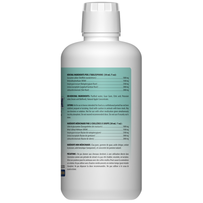 SINEW-X de la marque Omega Alpha – supplément naturel pour le soutien articulaire et locomoteur des chevaux 1 litre
