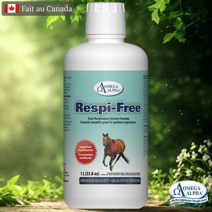 Complément naturel pour le soutien respiratoire du cheval – Respi-Free